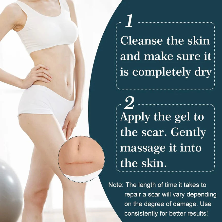ScarAway™ – Fortschrittliches Gel zur Narbenentfernung für Glatte Haut | 1 + 1 Gratis