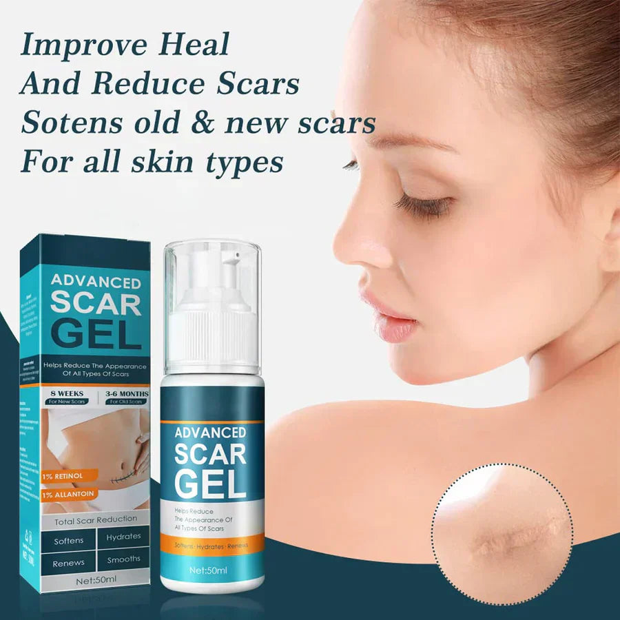 ScarGel™ - Narbenpflege-Gel Für Glattere Und Gleichmäßige Haut [1 + 1 Gratis]