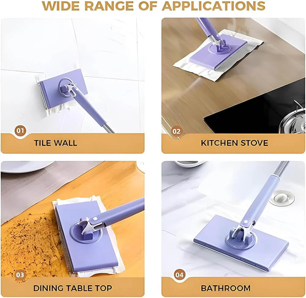 UltraClean™ – Automatischer Wischmopp mit Wischtuchwechselclip | 50% Rabatt