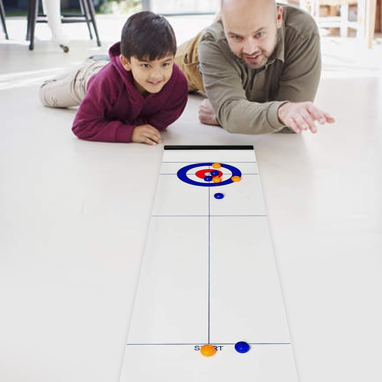 ChampCurl™ – Tisch-Curling-Spiel Für Familienspaß Und Geschick [50% Rabatt]