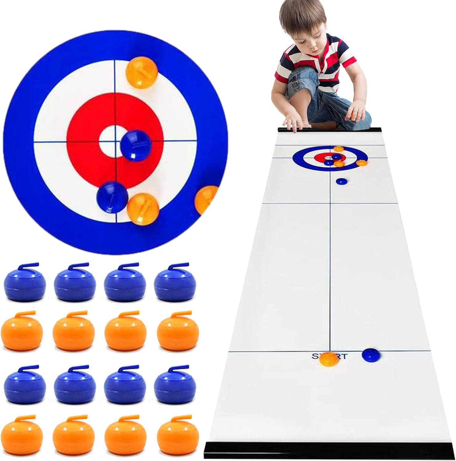 ChampCurl™ – Tisch-Curling-Spiel Für Familienspaß Und Geschick [50% Rabatt]