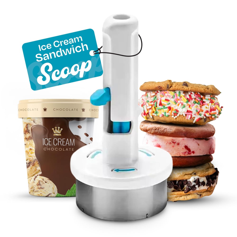 HappyScoop™ - Eiscreme-Sandwich-Portionierer – Ideal für kreative Sommer-Desserts [50% Rabatt]