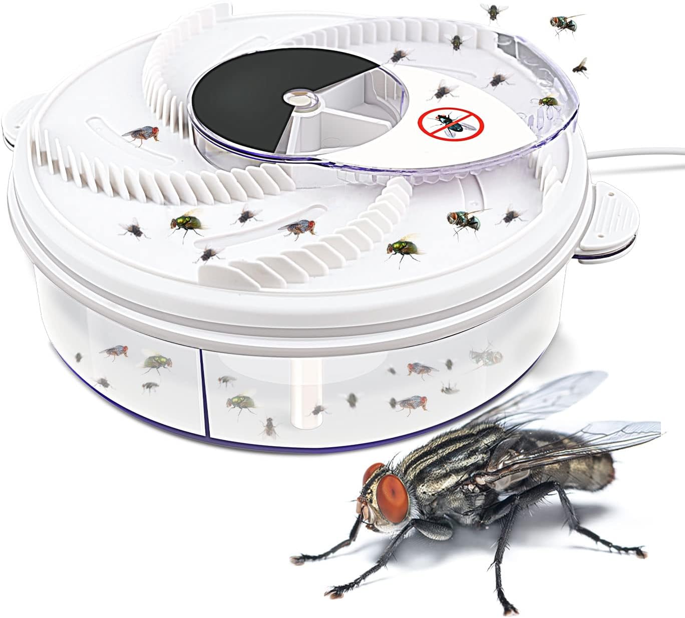 FlyAway™ - Geräuschlose, chemiefreie Fliegengiftkontrolle zu jeder Zeit  [50% Rabatt]