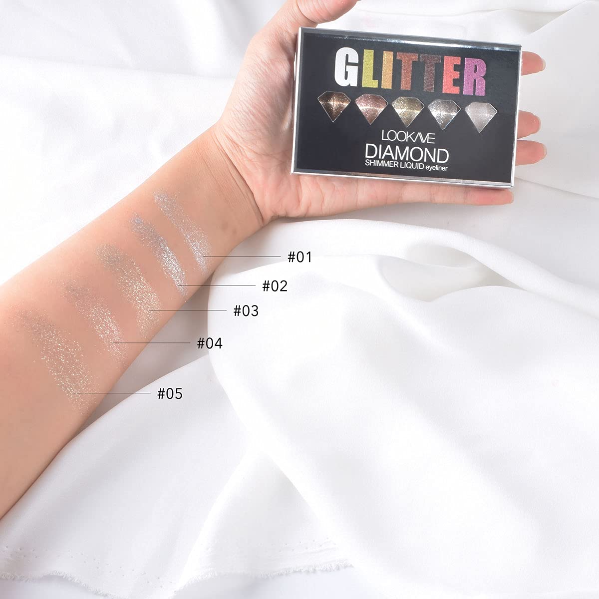 DiamondGlam™ – Flüssig-Eyeliner für präzise Linien & funkelnden Glamour [1 + 1 Gratis]