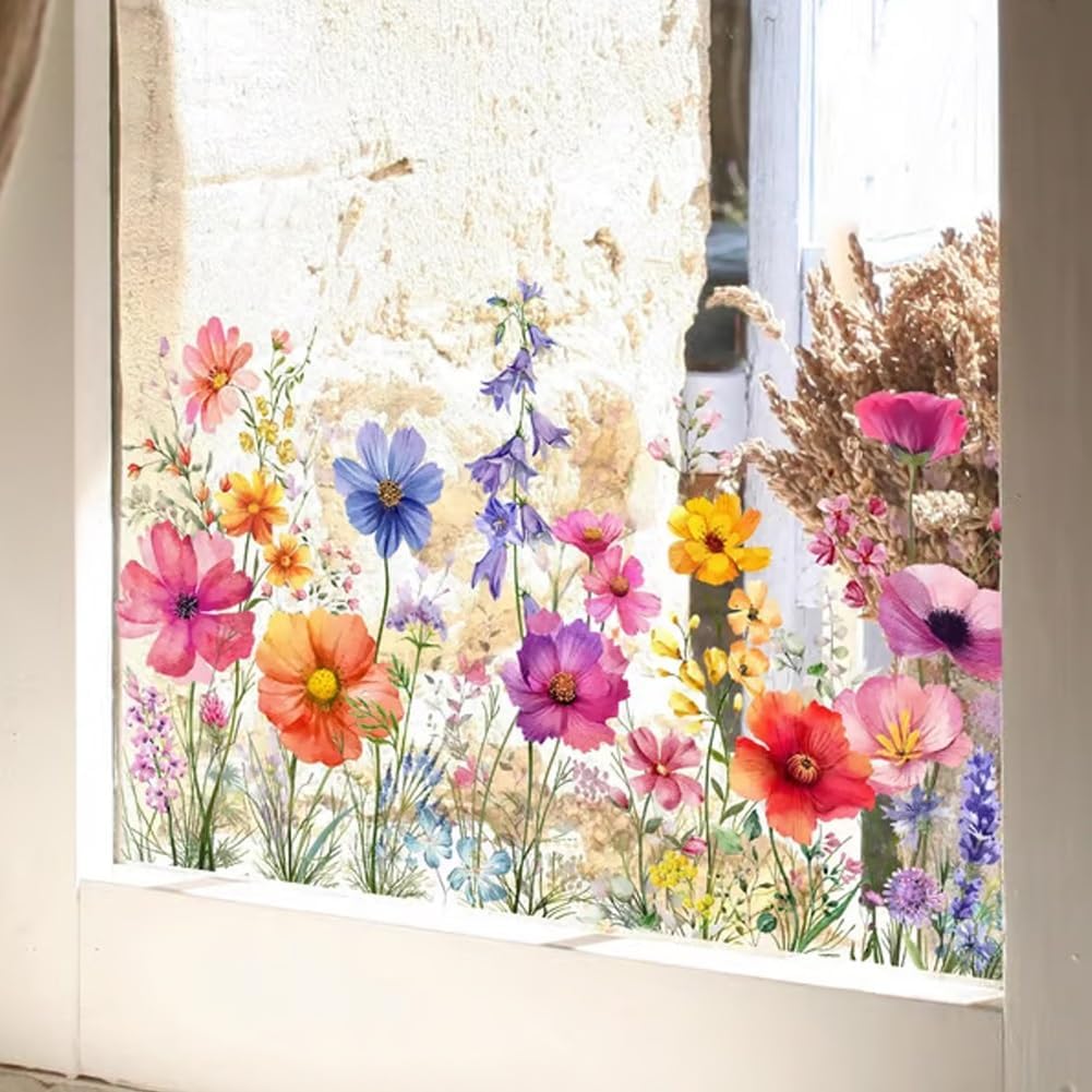 1 + 1 Gratis | FloraView™ - Verleiht Ihren Fenstern leuchtende Farben