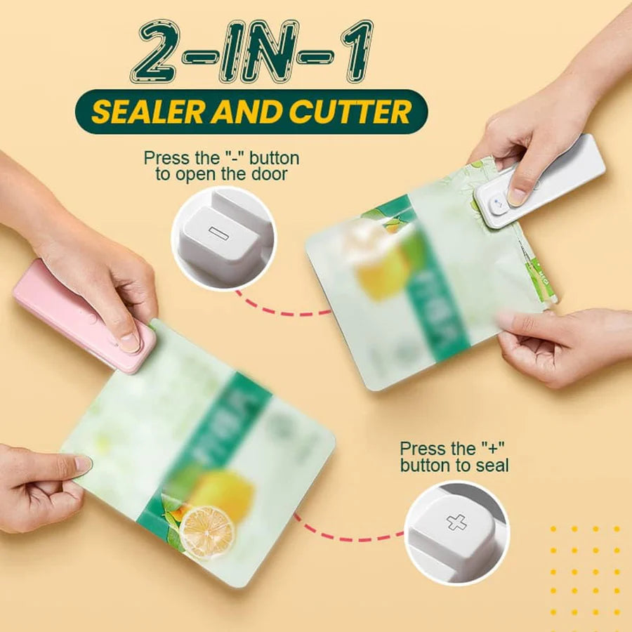 FoodSeal™ – Magnetisches Mini-Lebensmittelversiegelungsgerät | 1 + 1 Gratis