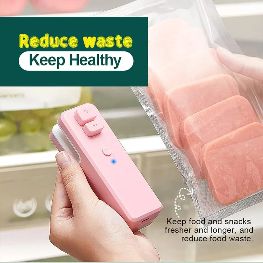 FoodSeal™ – Magnetisches Mini-Lebensmittelversiegelungsgerät | 1 + 1 Gratis