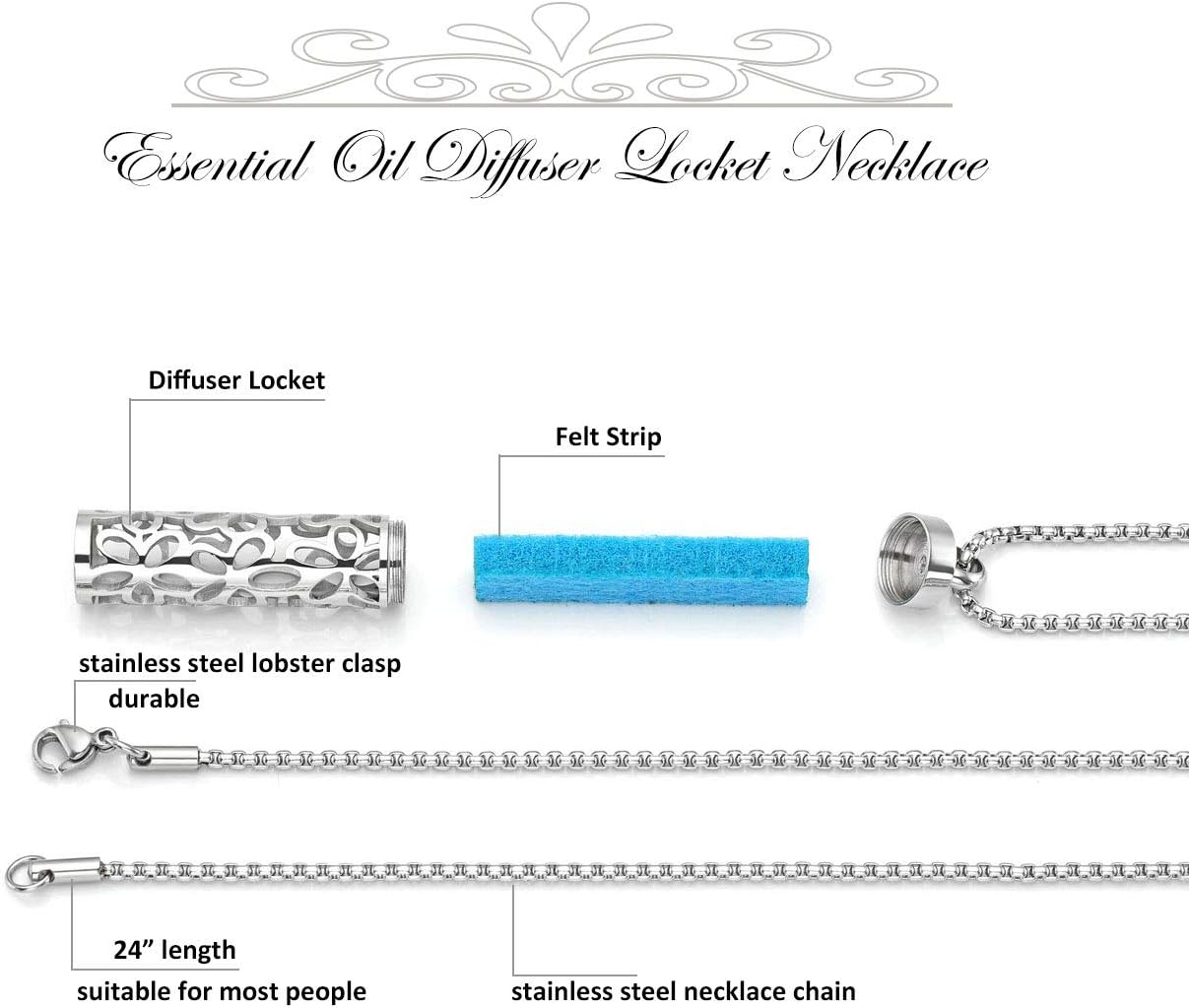 50% Rabatt | Scenty™ Edelstahl-Diffusor-Halskette