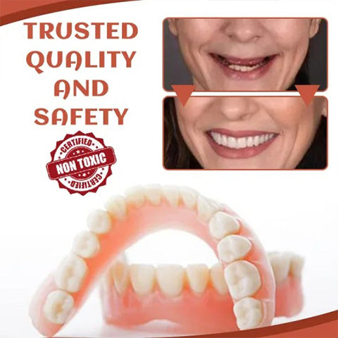 SmileWhite™ - Zahnprothesen-Set – Verabschieden Sie sich von Zahnprothesenbeschwerden! [50% Rabatt]