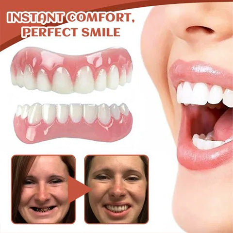 SmileWhite™ - Zahnprothesen-Set – Verabschieden Sie sich von Zahnprothesenbeschwerden! [50% Rabatt]