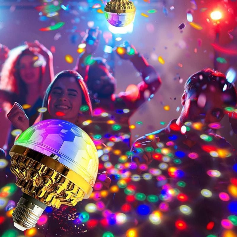 DiscoLed™ - Farbige rotierende Disco-Kugel  [1 + 1 Gratis]