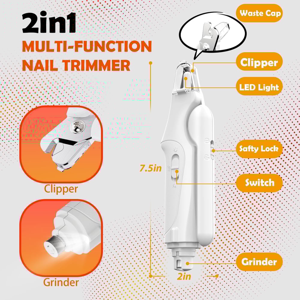 PetNail™ – Professioneller Nagelschleifer für Hunde & Katzen für sichere Pflege [50% Rabatt]