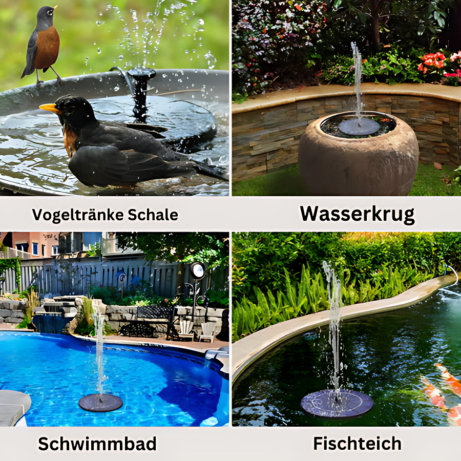 SunSprout™ - Solarbetriebener Springbrunnen [50% Rabatt]