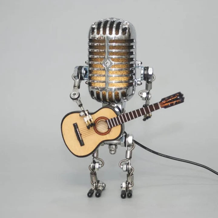 RoboLumina™ Retro-Roboter-Gitarrenlampe | 50% Rabatt