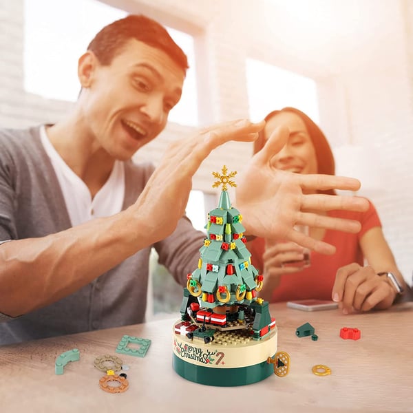 MelodyTree DIY Weihnachtsbaum-Set – Musik, Bausteine & Geschenkidee