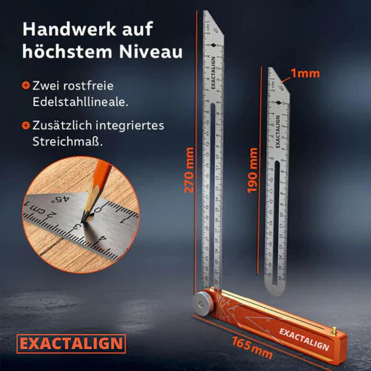 ExactAlign™ – DIY Engelsfase Mit Zwei Linealen | 50% Rabatt