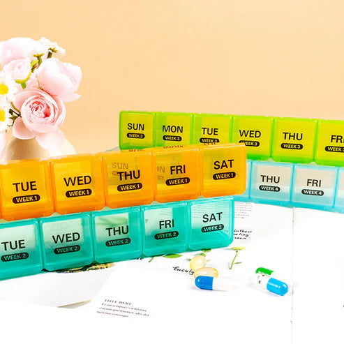 PillStorage™ – Sicherer Pillen-Organizer für den täglichen Gebrauch | 50% Rabatt