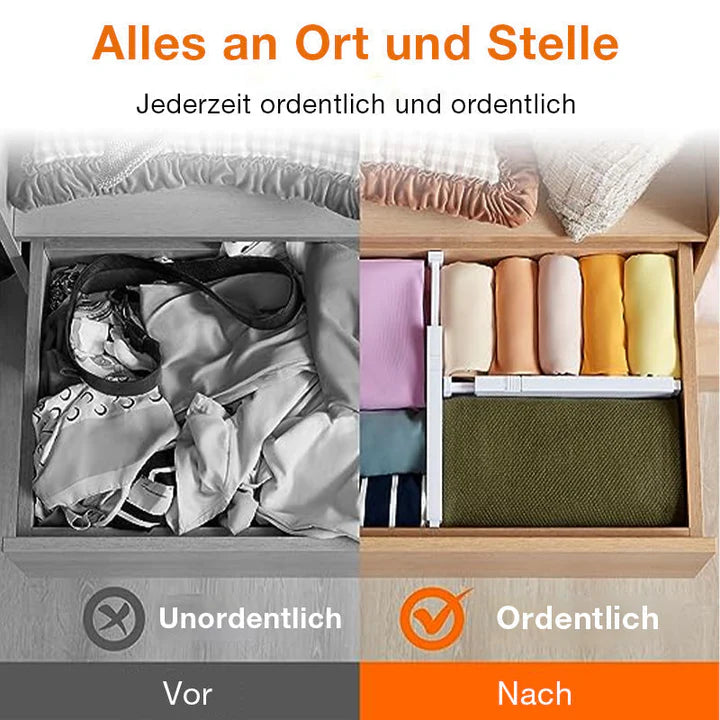 ShelfDevide™ Versenkbare Schubladenteiler | NUR HEUTE 50% RABATT