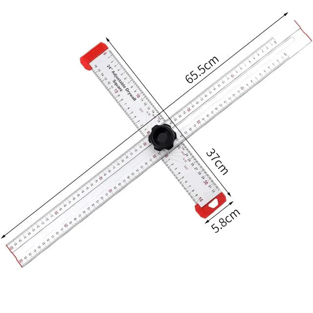 AngleCut™ – Hochpräzisions-Winkellineal | 50% Rabatt