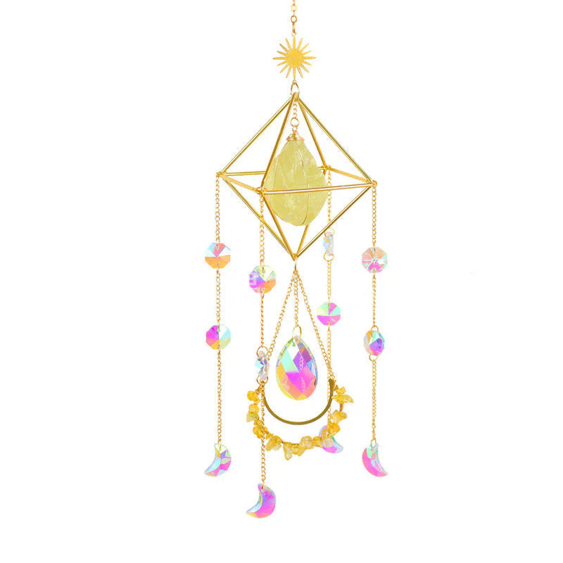 CrystalGlow™ – Mesmerizing Gemstone Wind Chime | 50% Rabatt