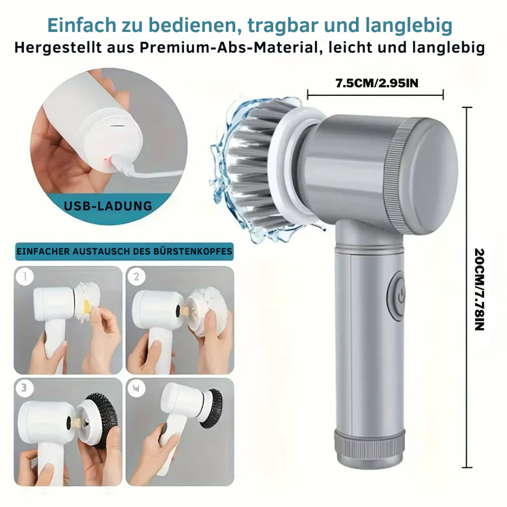 ScrubIt™ – Elektrische Waschschleudermaschine für die Tiefenreinigung | 50% Rabatt
