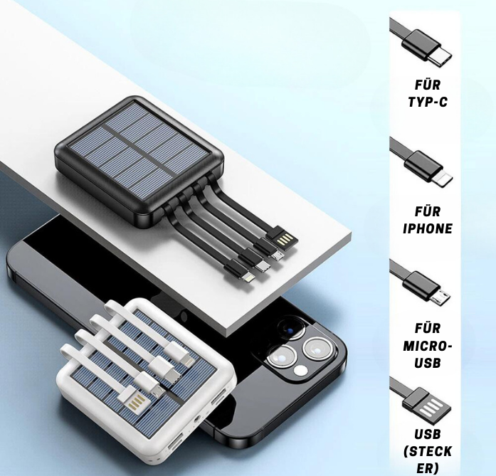 SunVault™ – Leistungsstarkes Solarstrom-Ladegerät für unterwegs [50 % Rabatt]