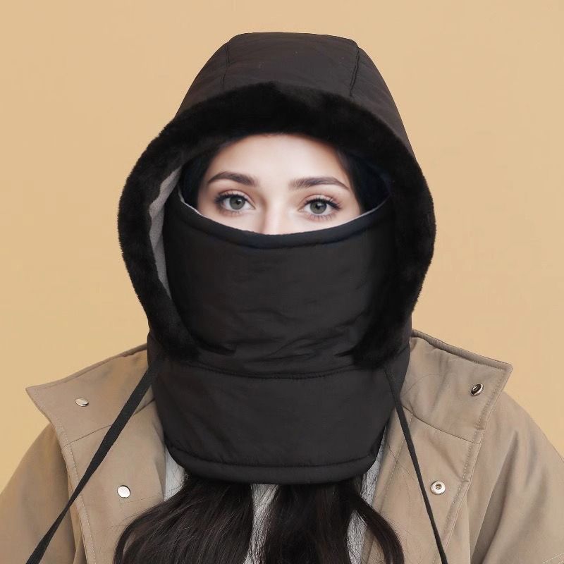 Thermo Wintermütze mit Gesichtsmaske – Winddichter Kälteschutz für Outdoor-Aktivitäten