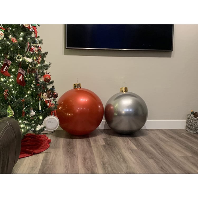 MerrySphere Aufblasbare Weihnachtskugel mit LED – Wetterfest & Wiederverwendbar