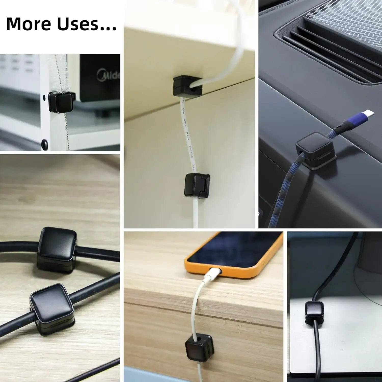 5 + 5 Gratis | Magnetische FLexClip™ Kabel-Organizers