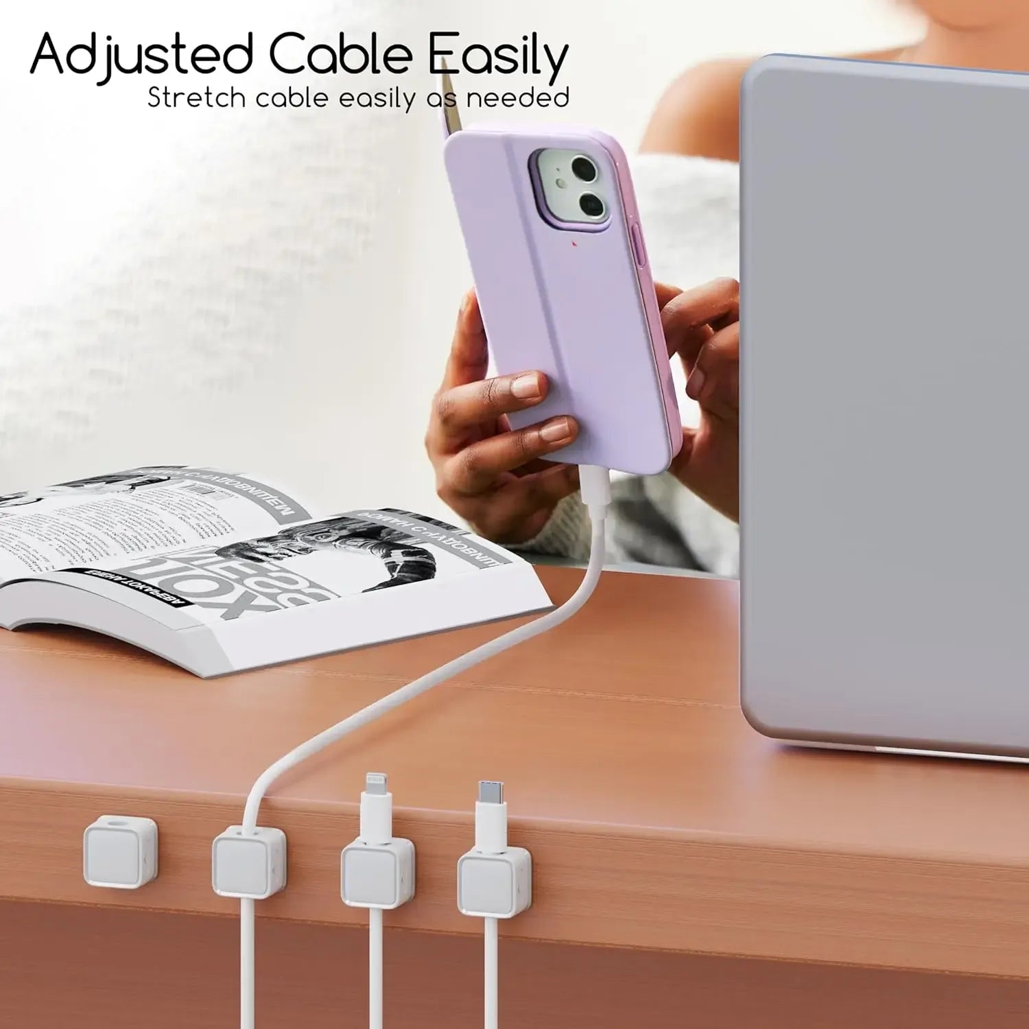 5 + 5 Gratis | Magnetische FLexClip™ Kabel-Organizers