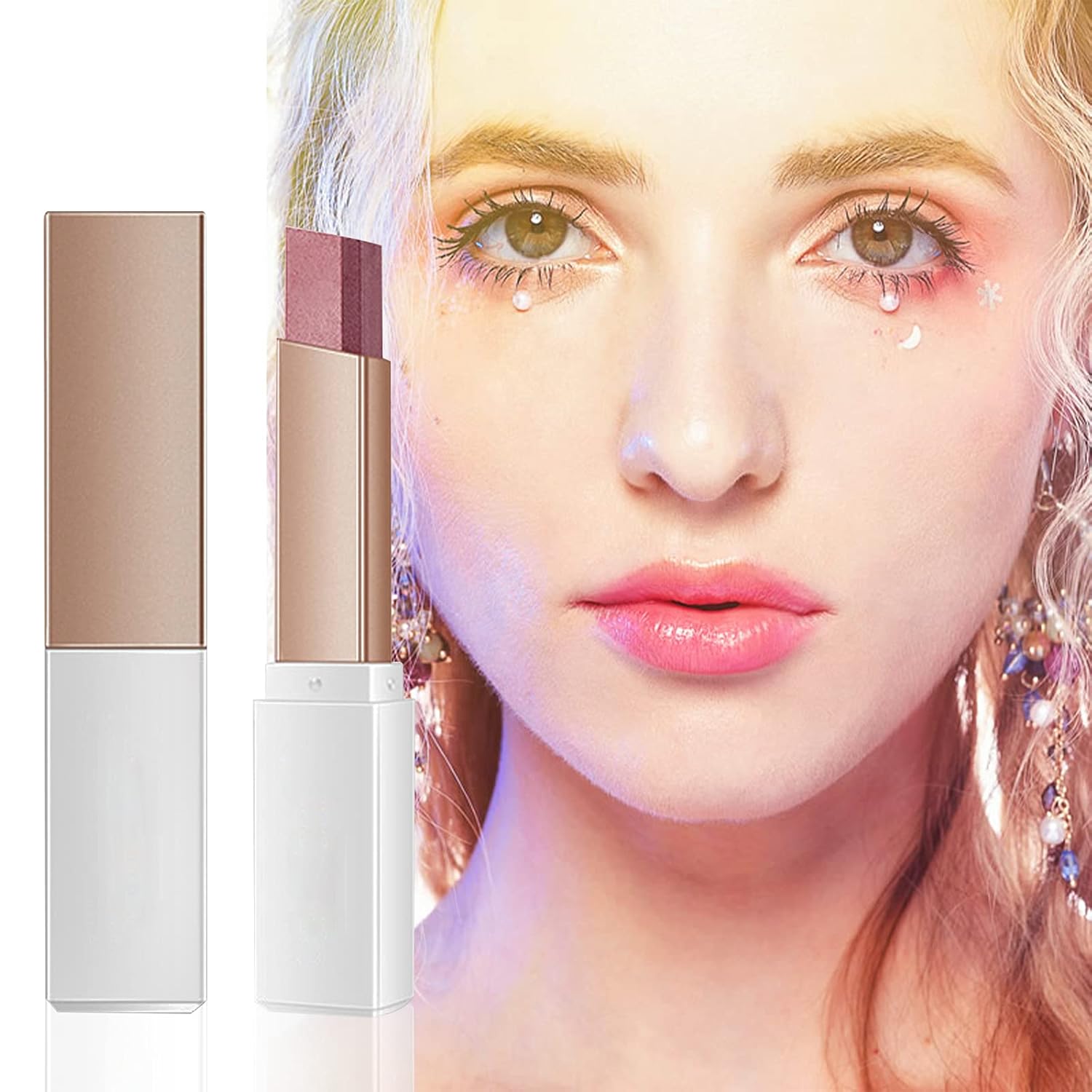 GlamGlow™ – Glitzer-Lidschattenstift für strahlende, funkelnde & ausdrucksstarke Augen [1 + 1 Gratis]