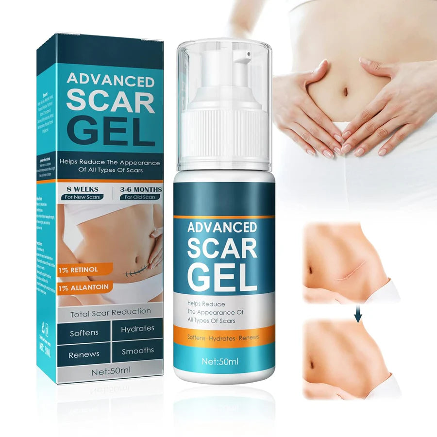 ScarAway™ – Fortschrittliches Gel zur Narbenentfernung für Glatte Haut | 1 + 1 Gratis