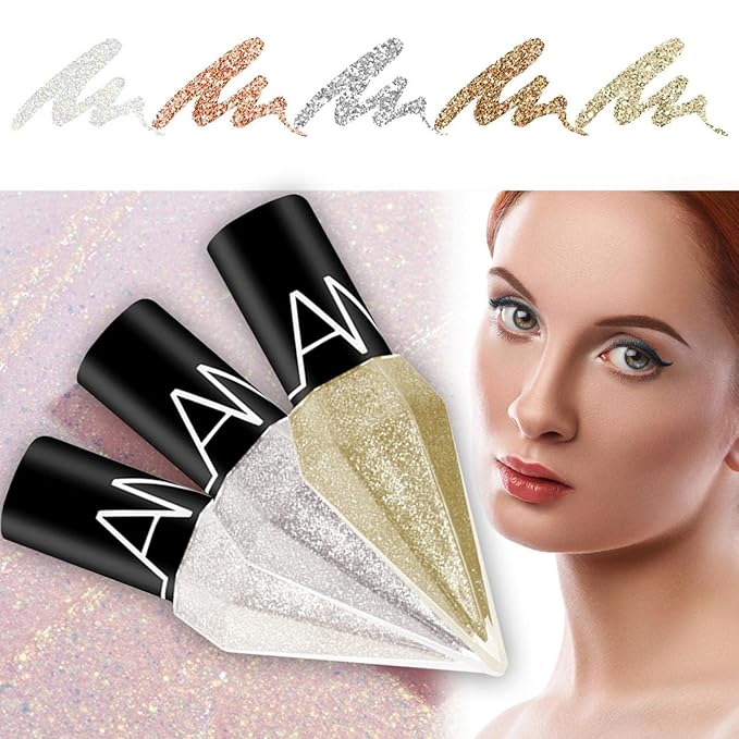 DiamondGlam™ – Flüssig-Eyeliner für präzise Linien & funkelnden Glamour [1 + 1 Gratis]