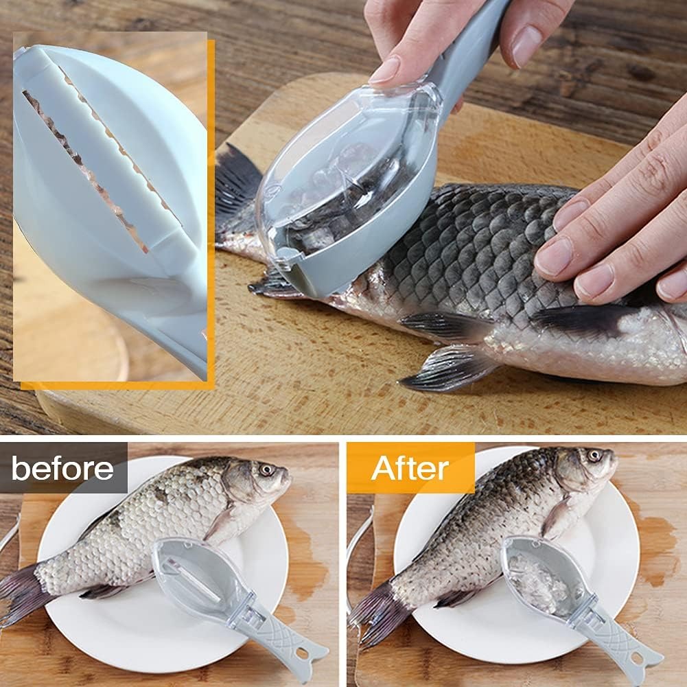 FishPeel™ - Fischschuppenentferner mit Auffangdeckel [50% Rabatt]