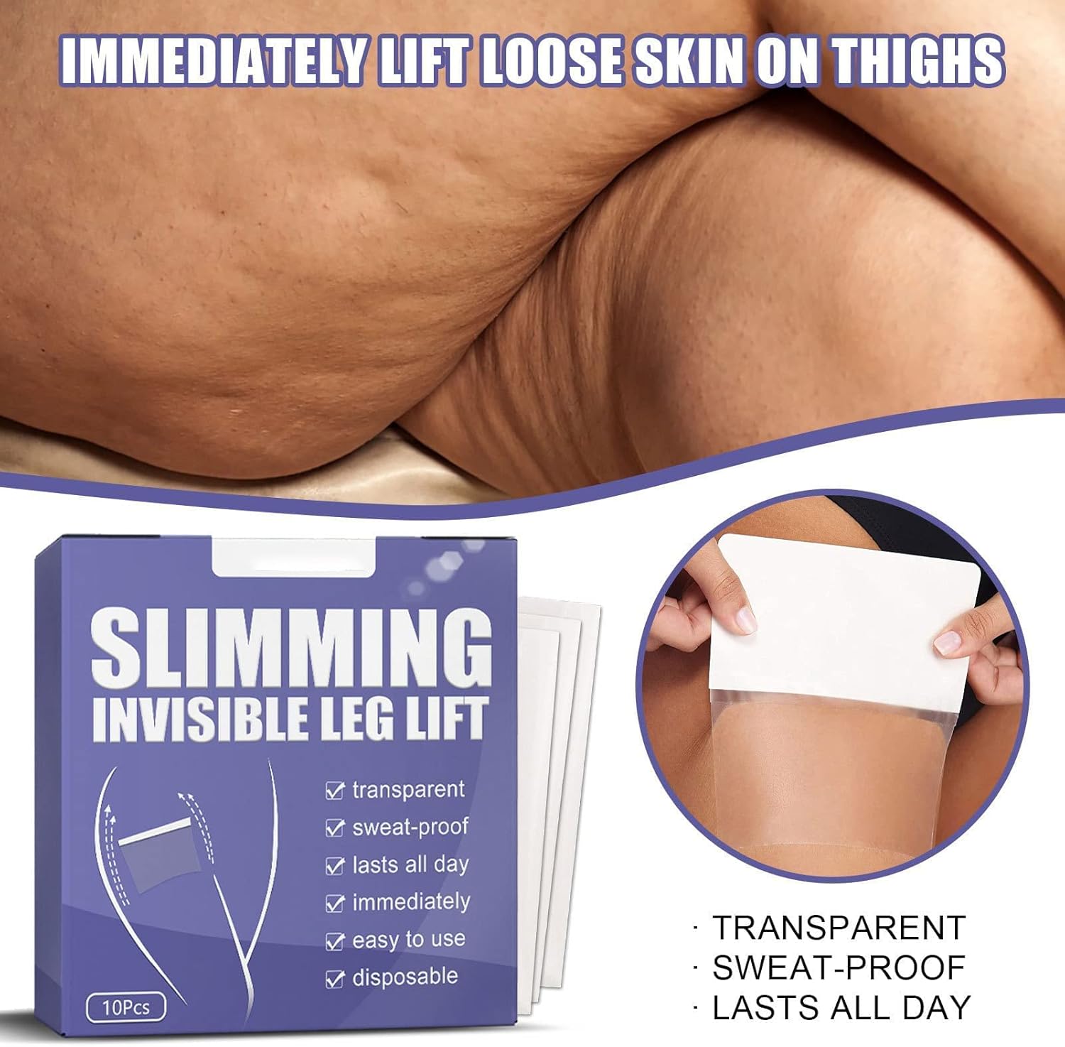InvisiTight™ – Unsichtbare Pflaster für sofortige und effektive Hautstraffung [1 + 1 Gratis]