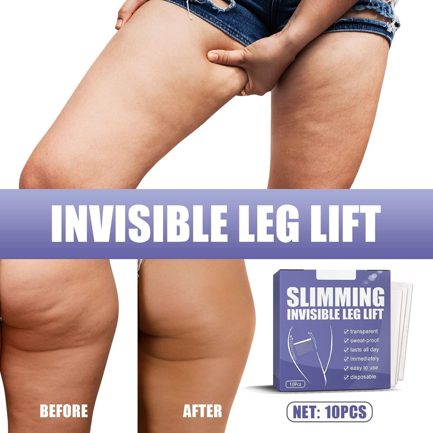 InvisiTight™ – Unsichtbare Pflaster für sofortige und effektive Hautstraffung [1 + 1 Gratis]