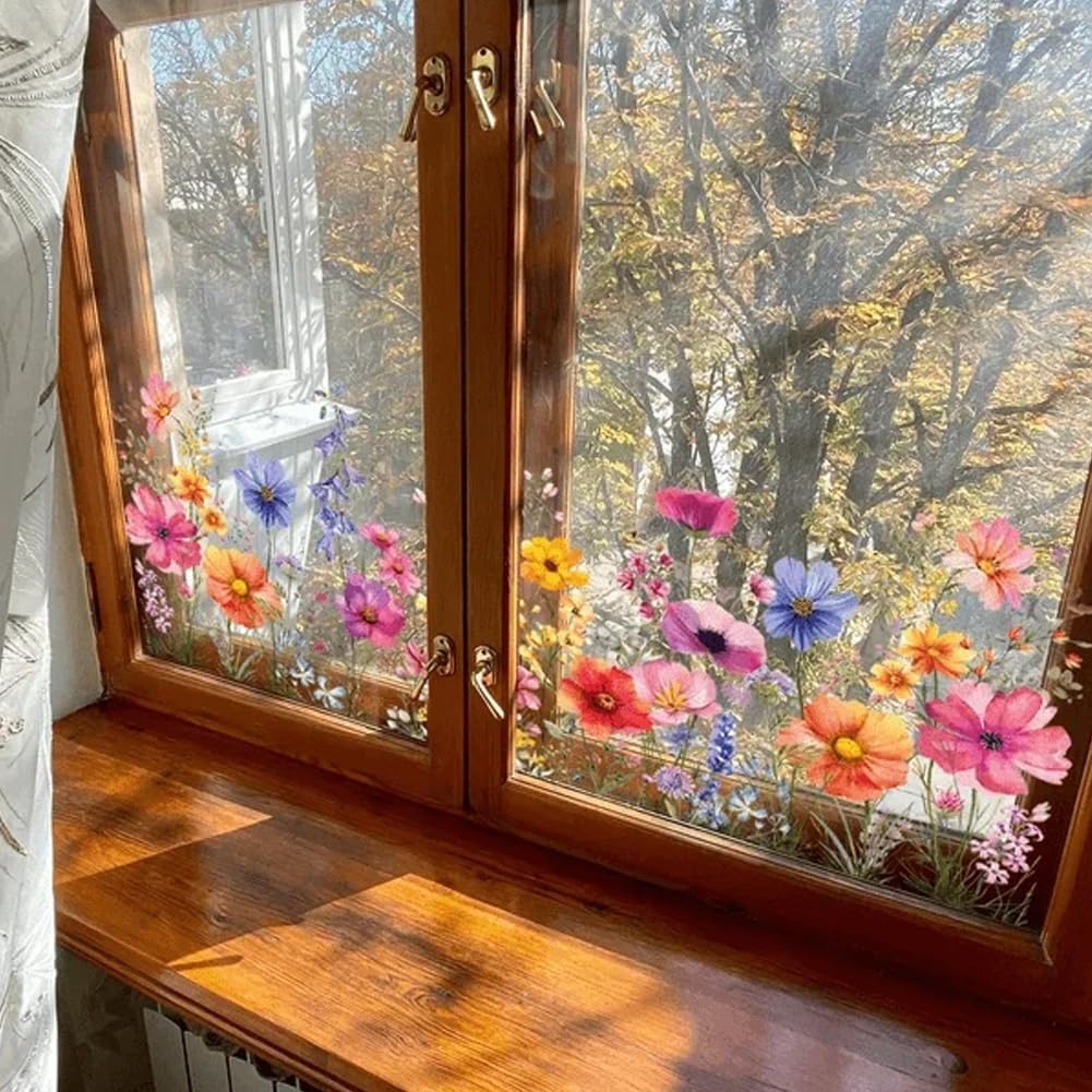 1 + 1 Gratis | FloraView™ - Verleiht Ihren Fenstern leuchtende Farben
