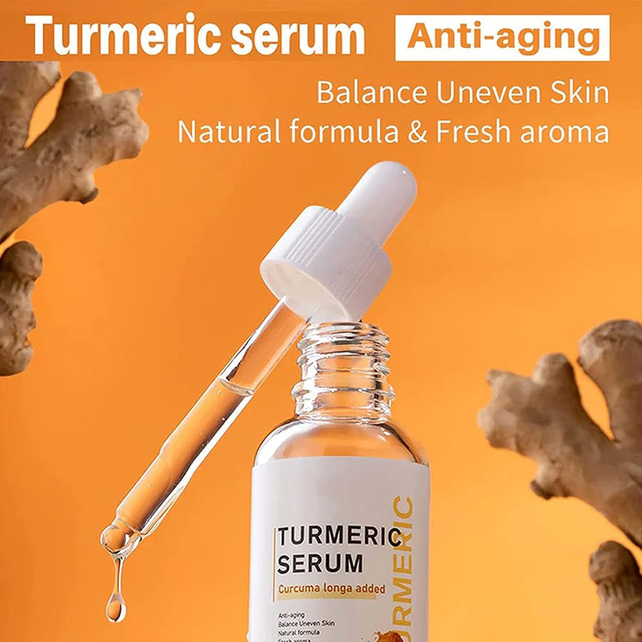 VitalGlow™ – Dunkle Flecken korrigierendes Kurkuma-Serum [1 + 1 Gratis]