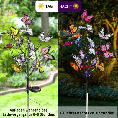 GardenGlow™ – Solarbetriebene leuchtende Schmetterlingslichter | 50% Rabatt