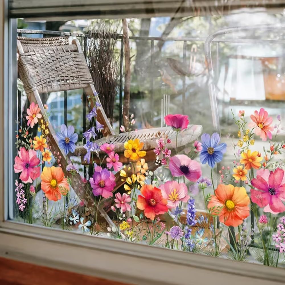 1 + 1 Gratis | FloraView™ - Verleiht Ihren Fenstern leuchtende Farben