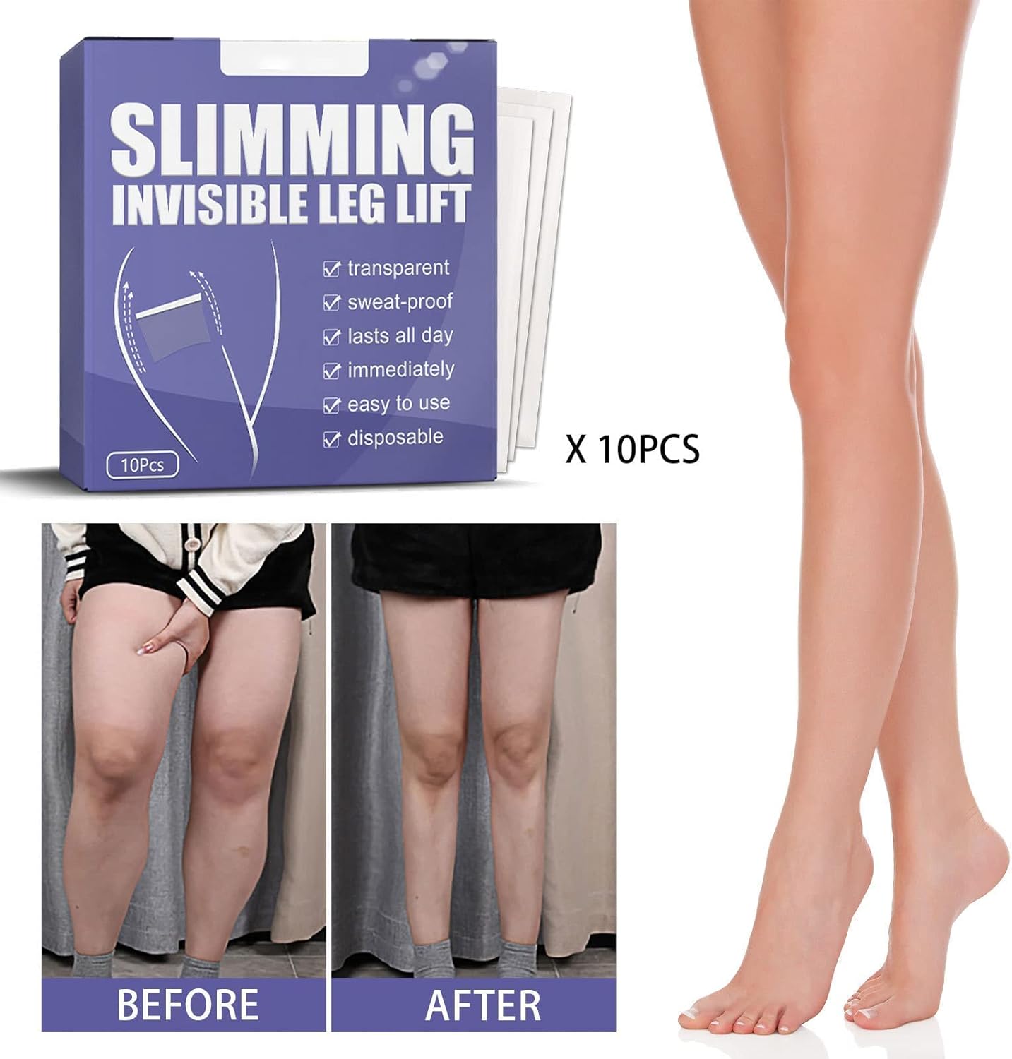 InvisiTight™ – Unsichtbare Pflaster für sofortige und effektive Hautstraffung [1 + 1 Gratis]