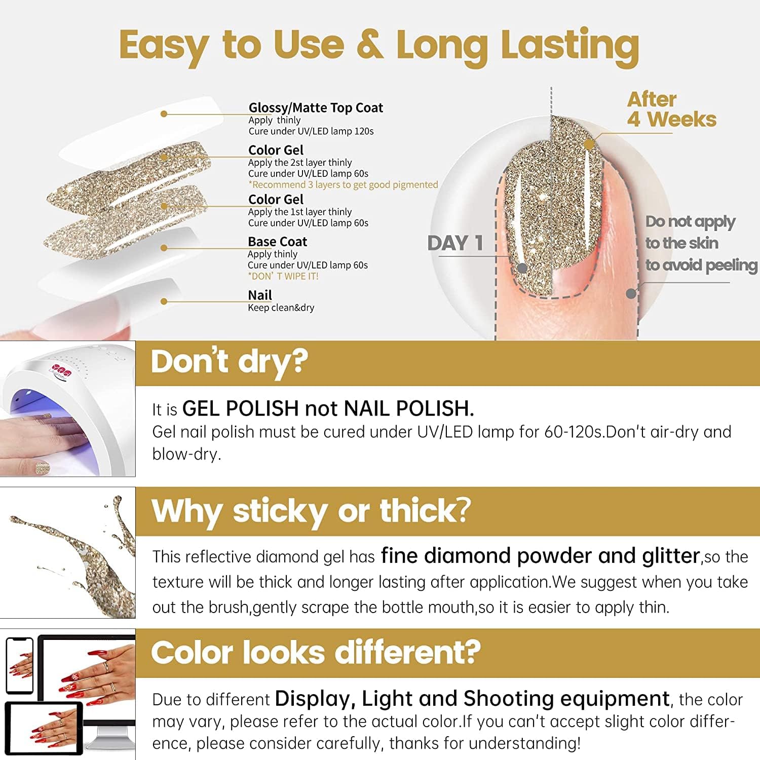 ShineLuxe™ – Glänzender Gel-Nagellack für lang anhaltendes, strahlendes Selbstvertrauen [1 + 1 Gratis]