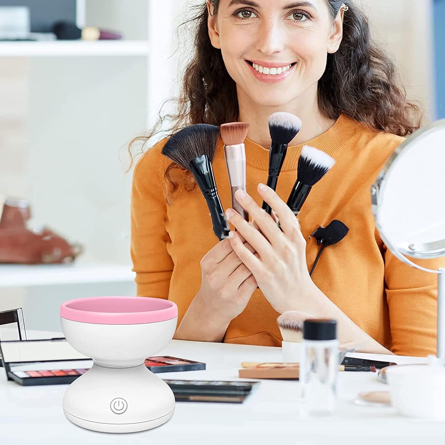 PureHygiene™ - Elektrischer Makeup-Pinselreiniger [50% Rabatt]
