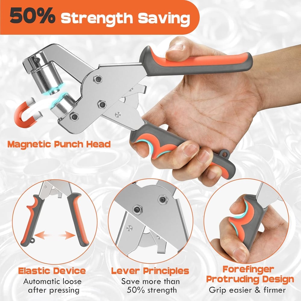 ClipNail™ – Vielseitig geeignet für Segel, Leder, Vorhänge & Taschen [50% Rabatt]