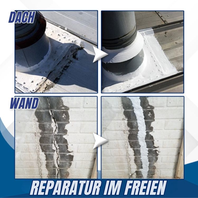 HydroSeal Dichtmittel – Wasserdicht, Schnelltrocknend, Rissreparatur, Transparent, Wetterfest