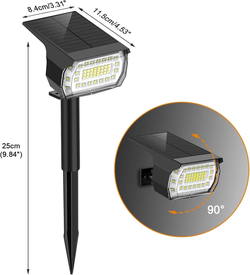 50% Rabatt | SolarSpot™ – Wetterfeste Gartenbeleuchtung mit 3 Helligkeitsstufen