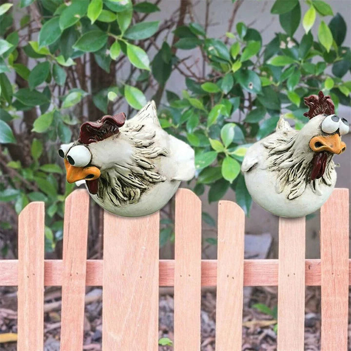 ChickenDeko™ Garten Hühnerfiguren | NUR HEUTE 50% RABATT