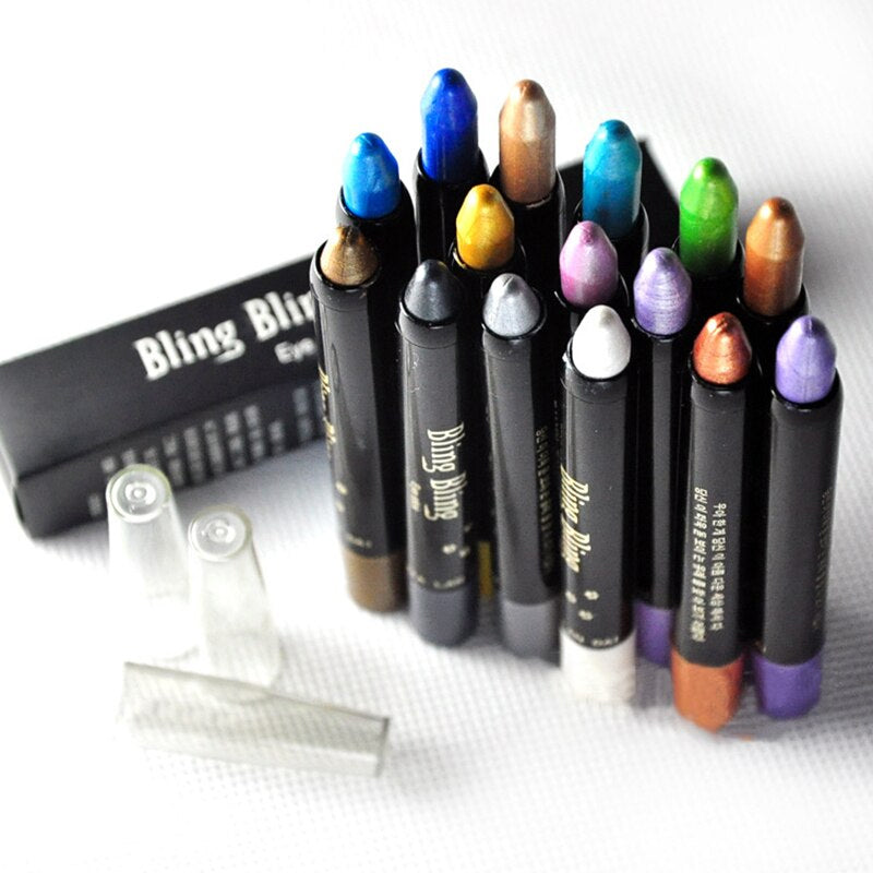 EyeshadowMaster Lidschatten Stift Set – 15 Farben, wasserfest & leicht verblendbar
