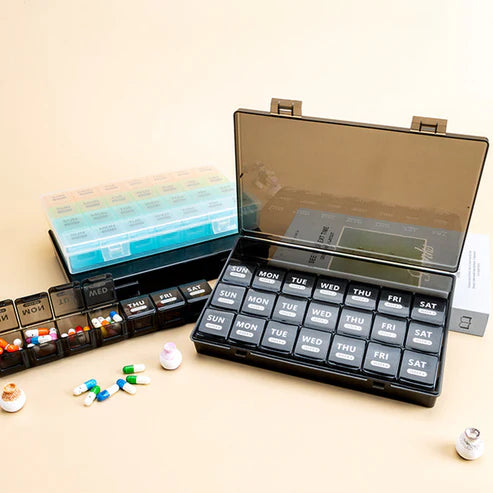 PillStorage™ – Sicherer Pillen-Organizer für den täglichen Gebrauch | 50% Rabatt