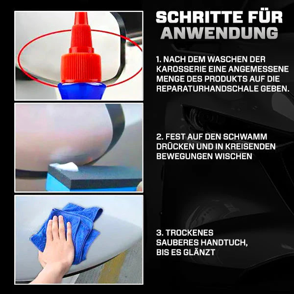 ScratchFix™ – Sofortiger Auto-Kratzer- und Wirbel-Entferner | 1 + 2 Gratis
